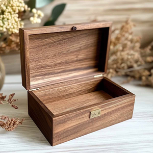 t Eco-Friendly Modern Acacia Wood Jewelry <b>Box</b> <b>Tools</b> <b>Storage</b> Handmade by blossom craft india - Product Image 1