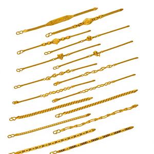 คอลเลกชันเครื่องประดับทองคำแท้ 22K ขายส่ง แหวนตราประทับประดับพลอยสำหรับผู้ชาย และแหวนลายดอกไม้ละเอียดอ่อนสำหรับผู้หญิง - Product Image 1