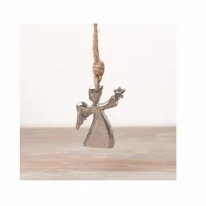 Elegante Adorno Navideño Metálico Colgante para Decoración de Árboles Navideños - Product Image 6