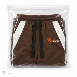 Jiiier Wear Men Windproof Color Blocked Pants Side Stripe Drawstring <b>Elastic</b> <b>Waist</b> Jogger Windbreaker <b>Trousers</b> - Product Image 6