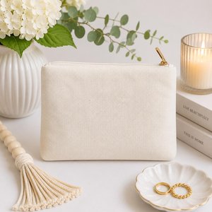กระเป๋าทรงสี่เหลี่ยมลายดอกไม้ประดับลูกปัดน้ำหนักเบาทำมือ พร้อมกระเป๋าซิปผ้าฝ้ายสำหรับตกแต่งบ้าน - Product Image 4