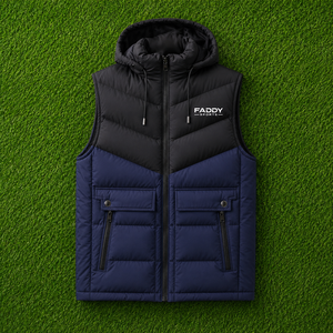 Chaleco Acolchado con Capucha para Hombre, Chaleco de Invierno, Chaqueta sin Mangas, Cálido, Cortavientos, Deportivo, para Exteriores, con Logotipo Personalizado OEM - Product Image 2