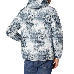 เสื้อแจ็คเก็ตบุหนาพิมพ์โลโก้ตามสั่งสำหรับผู้ชาย สไตล์ไฮสตรีท เสื้อโค้ทแบบมีฮู้ด เสื้อพัฟเฟอร์กันหนาวสำหรับฤดูหนาว - Product Image 3