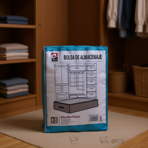 Borsa portaoggetti in tessuto non tessuto 80X45X15, organizer per vestiti - Product Image 2