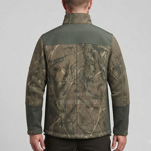 Veste softshell de chasse pour homme personnalisée, légère, résistante au vent, respirante, avec poches zippées utilitaires - Product Image 4