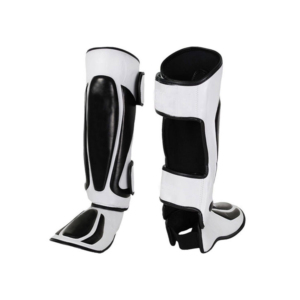 Espinilleras de Boxeo de Cuero PU Negro y Rojo, de Cintura Alta, Forma Recta, Ecológicas, Unisex, 1.2M de Largo, 1cm de Grosor, para Artes Marciales - Product Image 5