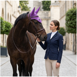 Nuevo diseño, ¡gran oferta! Gorro de malla para orejas de caballo, gorro de ganchillo con orejeras personalizadas, velo antimosquitos para caballo, malla para orejas, mejor precio, proveedor OEM. - Product Image 6
