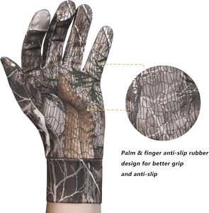 Camouflage Camo <b>Touch</b> <b>Screen</b> <b>Gloves</b> Pro Anti-Slip Lightweight Hunting Outdoors - Product Image 2
