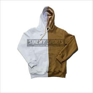 Sudadera con Capucha de Invierno para Hombre, al por Mayor, Básica, de Color Sólido, 100% Algodón, Ecológica, Térmica, de Corte Regular, Bordada, con Cierre de Seda y Forro de Satén - Product Image 5