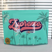 Sac d'emballage extérieur personnalisé avec effets mat et UV sélectifs, pochette verticale grand format refermable à fermeture éclair