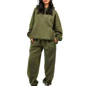 Conjunto de Chándal Personalizado para Mujer, Conjunto Deportivo de Felpa para Dama, Ropa Deportiva para Mujer - Product Image 1