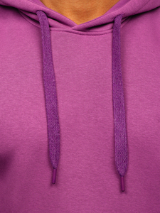 Sweat-shirt à capuche pour homme, couleur unie, coupe classique, en molleton, décontracté, avec poche avant, pour l'automne - Product Image 5