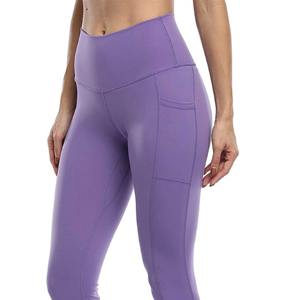 Leggings de Yoga de Cintura Alta, Diseño Moderno, Sólidos, Transpirables, Ligeros, de Secado Rápido, Tallas Grandes, Venta al Por Mayor OEM - Product Image 5
