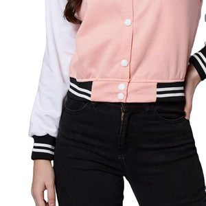 New Article Best Selling Women's Lightweight Varsity Jacket Full Sleeve Regular Length Front Autumn Style - Product Image 3