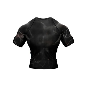 Camiseta Deportiva Ajustada de Manga Corta para Hombre, con Estampado de Serpiente, de Secado Rápido y Transpirable, para Entrenamiento de MMA y BJJ, Top Deportivo para Adultos, Spandex/Poliéster - Product Image 4