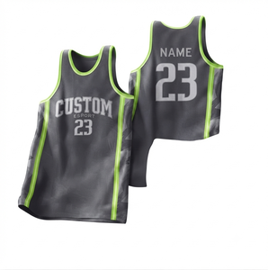 Camiseta de Baloncesto Personalizable para Hombre con Nombre y Número del Equipo, 100% Poliéster, Malla Transpirable, Cuello en V, Manga Corta, Secado Rápido, Ropa Deportiva de Verano - Product Image 1