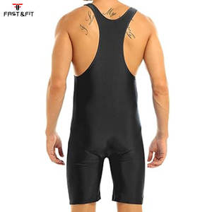 Wrestling <b>Singlets</b> <b>Mens</b> Athletic Training Wrestling Suit - Product Image 5