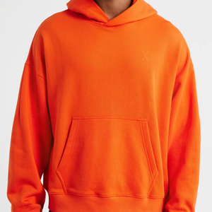 เสื้อฮู้ดดี้สตรีทแวร์ขายส่งสำหรับผู้ชาย ผ้าฝ้ายฟลีซเนื้อหนา - Product Image 1