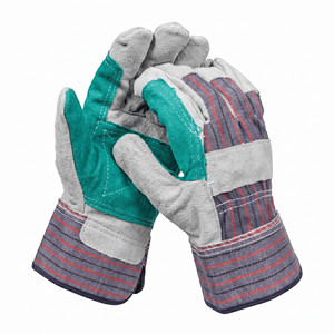 Gants de travail gréeur canadiens en cuir de vachette naturel de haute qualité - Product Image 3