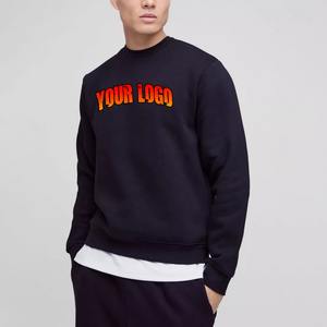 Pull d'hiver personnalisé pour homme, style maillot de football, col rond, manches longues, impression sérigraphique, double couche de coton - Product Image 4