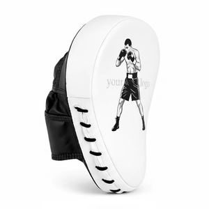 Curved Boxing Kick <b>Pad</b> Handheld Focus <b>Pad</b> MMA <b>Muay</b> <b>Thai</b> Martial Arts Punching Striking Training Gear PU Breathable Elastic - Product Image 1