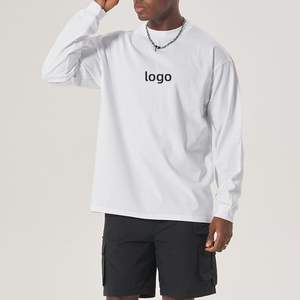 Sudadera de color sólido 100% algodón para hombre, última moda, manga larga, gruesa, venta al por mayor, OEM, logotipo personalizado, nueva - Product Image 3