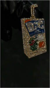 Colgante Personalizado Iced Out Big League Chew con Cadena de Moissanita VVS, Tendencia, Superventas, Estilo Hip Hop, Lujo, Pieza Distintiva, Único - Product Image 6