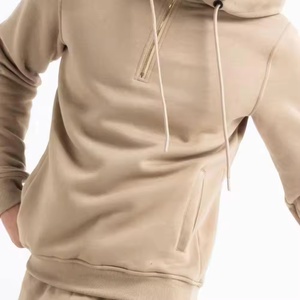 Conjunto Deportivo Personalizado OEM, Sudadera y Pantalones Cortos de Felpa Francesa de Algodón, Estilo Holgado, 2 Piezas, para Hombre - Product Image 3