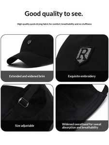 Gorra de Béisbol Unisex Azul Marino de Malla con Logotipo de Goma Blanca en Relieve, Ajustable, Estilo Casual - Product Image 3