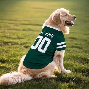 Wholesale Custom Dog <b>Baseball</b> Jersey Breathable Mesh Fabric Puppy Sportswear Lightweight Pet Training Apparel - Product Image 6