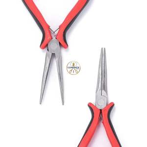 1 pieza Alicates de joyería de acero al carbono de punta larga (Alicates de punta fina) color bronce pulido 150mm 1 pieza - Product Image 3