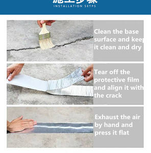 Prix Usine Ruban Adhésif Butyle Super Adhérent en Feuille d'Aluminium pour Réparation de Fuites <span class=keywords><strong>Toiture</strong></span>, VR et Métal - Product Image 2