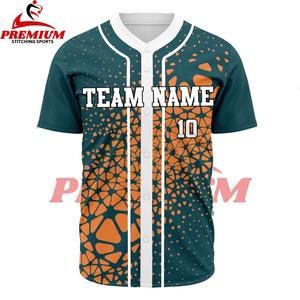 Camiseta de Béisbol Sublimada de Alta Calidad, Manga Corta, 100% Poliéster, Transpirable, de Secado Rápido, Tallas Grandes, Unisex, con Logotipo Personalizable - Product Image 3