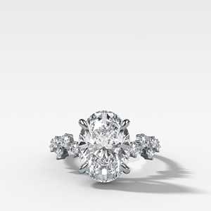 3 CT Oval Cut IGI Certified Lab Grown Diamond <b>Solitaire</b> <b>Ring</b> 14K 18K Solid Gold 925 <b>Silver</b> 1.5mm Band Engagement <b>Ring</b> Wholesale - Product Image 4