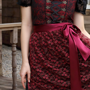 Robe traditionnelle bavaroise de haute qualité pour femmes, costume d'Oktoberfest allemand, robe Dirndl traditionnelle pour l'Oktoberfest - Product Image 4