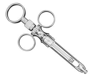 Seringue à cartouche pour instruments chirurgicaux dentaires personnalisés avec poignée à 3 anneaux – Meilleurs prix pour seringues dentaires à alimentation manuelle - Product Image 1