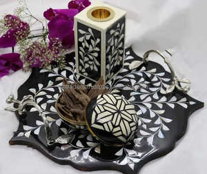 Sultan Aura luxe Bakhoor brûleur avec nacre incrustation bocal en bois anis étoilé parfait Eid cadeau spirituel décor à la maison pièce - Product Image 3