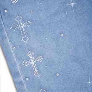 Shorts en jean vintage coupe ample taille mi-haute, design original américain personnalisé, été OEM/ODM - Product Image 3