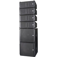 Altavoz Line Array para Exteriores LS3 de Alta Calidad con 3 Años de Garantía, 8 Ohmios, Pasivo, Impermeable, Carcasa de Madera, Serie KSL