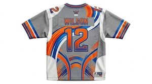 Servicio OEM, Jersey Personalizado de Fútbol Americano para Hombre y Mujer, Malla Corta Estampada, Sublimación, Transpirable, Secado Rápido - Product Image 2