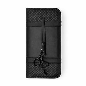 Tijeras de Corte de Pelo Profesionales de Acero Inoxidable, Diseño Ergonómico Clásico Premium, Color Negro Mate, para Uso en Salones de Belleza - Product Image 1