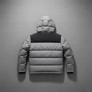 Veste matelassée en duvet brillant imperméable et coupe-vent pour homme, style streetwear, personnalisée, chaude pour l'hiver - Product Image 3