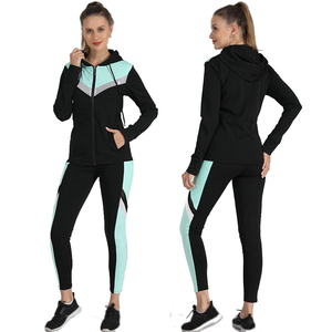 Conjuntos de Ropa Deportiva para Mujer, Ropa de Gimnasio, Trajes Deportivos, Chaqueta, Pantalones, Conjunto de 3 Piezas - Product Image 1