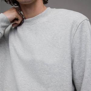 Sudadera de alta calidad con cuello redondo, personalizada con relieve, 100% algodón, corte holgado, sudadera para hombre - Product Image 5