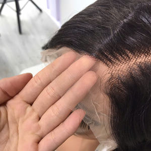 วิกผม100% ผมมนุษย์เวียดนามสีธรรมชาติคลื่นลึกราคาไม่แพงวิกผมถักใสมีความหนาแน่น180% ด้านหน้าสามารถปรับแต่งได้ - Product Image 6