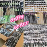 Extensions de cheveux humains vierges vietnamiens non traités, double trame, bouclés style Pixie, 100 % cheveux naturels, fournisseur de cheveux bruts