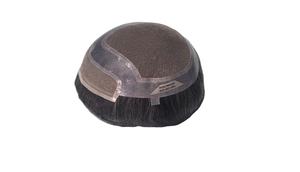 Toupet pour homme Taz Hair, perruque 100% cheveux humains, densité brute 60%-150%, cheveux indiens Remy, pièces imperméables, vague d'eau - Product Image 6