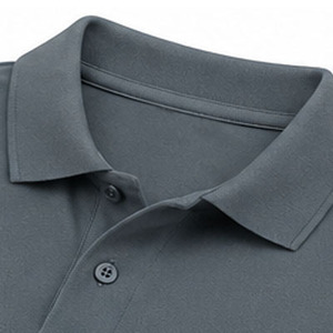 Men's Short Sleeve <b>Collared</b> <b>T</b> <b>Shirt</b> Breathable Sports Team Pique Polo <b>Shirt</b> With Custom Logo - Product Image 2