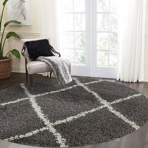 Customized <b>Round</b> Shape <b>Carpets</b> and Rugs Hand Tufted Hight Low Cut Wool <b>Carpet</b> Area Rugs for Living Room and Dining Room - Product Image 5