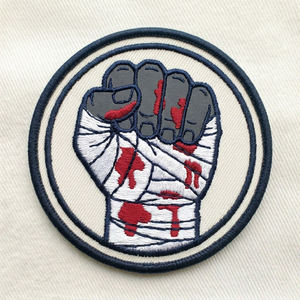 Parches termoadhesivos y bordados personalizados al por mayor, con diseños de juegos de arcade, Rock & Roll y motociclistas, para ropa, mercancía y para coser, 100% - Product Image 6